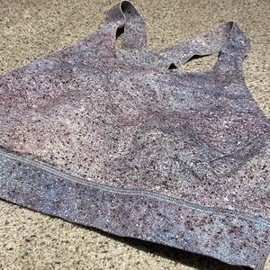 Lululemon Sports Bra galaxy razorback sz. 10